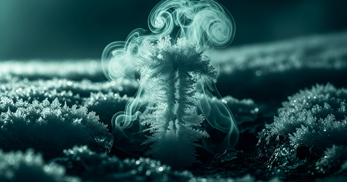 Breath and cold intertwined